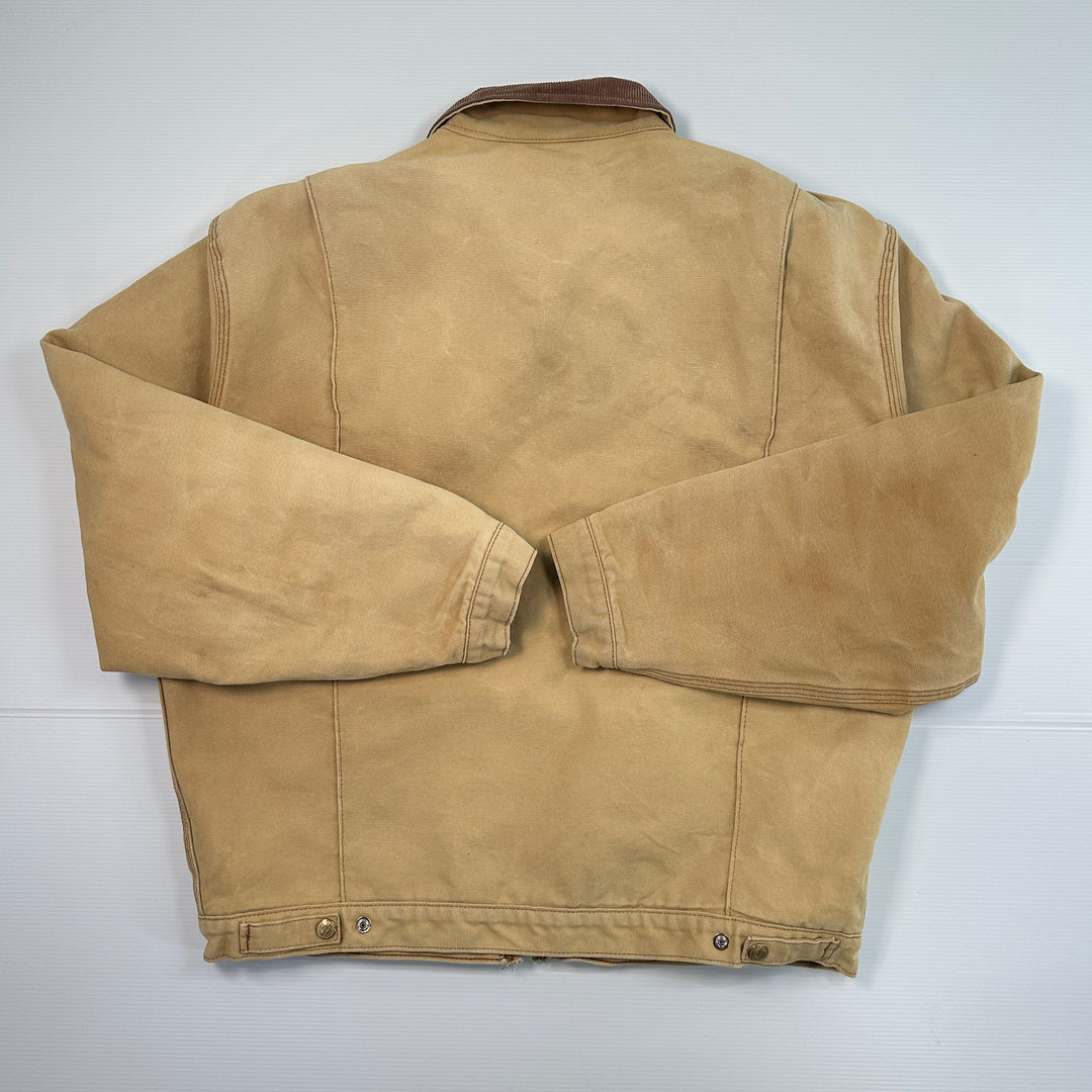 Vintage 90s Dickies Detroit Style Blanket Lined Canvas Work Jacket - Men's Large