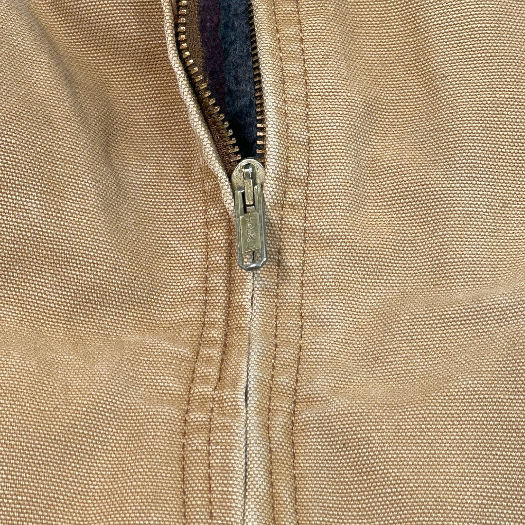 Vintage 80s Dickies Detroit Style Blanket Lined Canvas Work Jacket - Men's XL