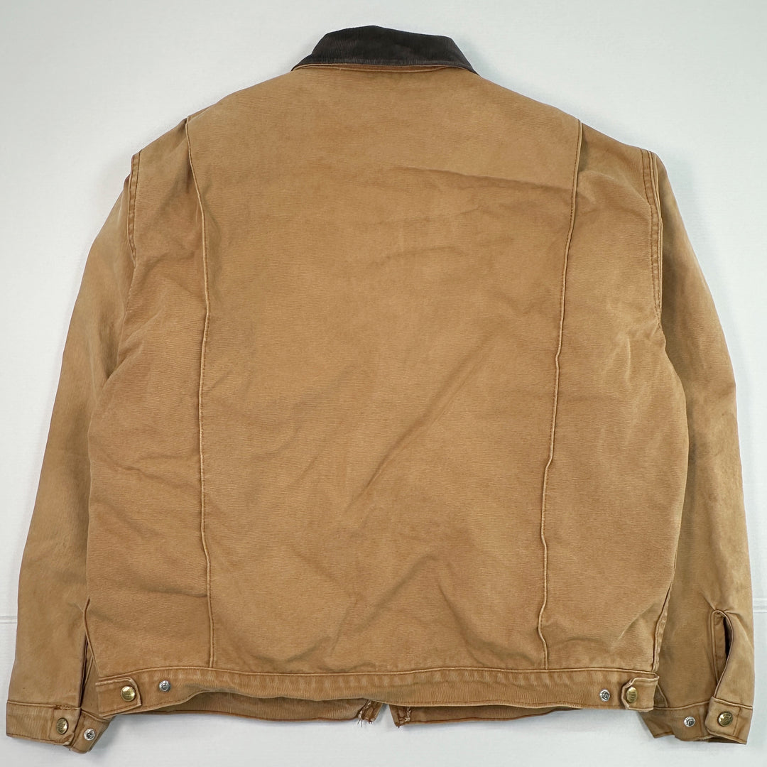Vintage 80s Dickies Detroit Style Blanket Lined Canvas Work Jacket - Men's XL