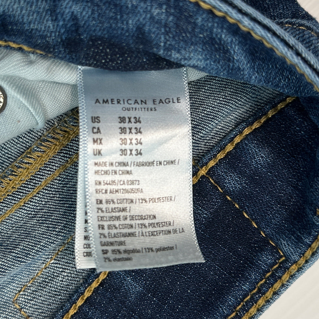 American Eagle (AE) Women's Next Level Flex Straight Leg Jeans - Size 30x34