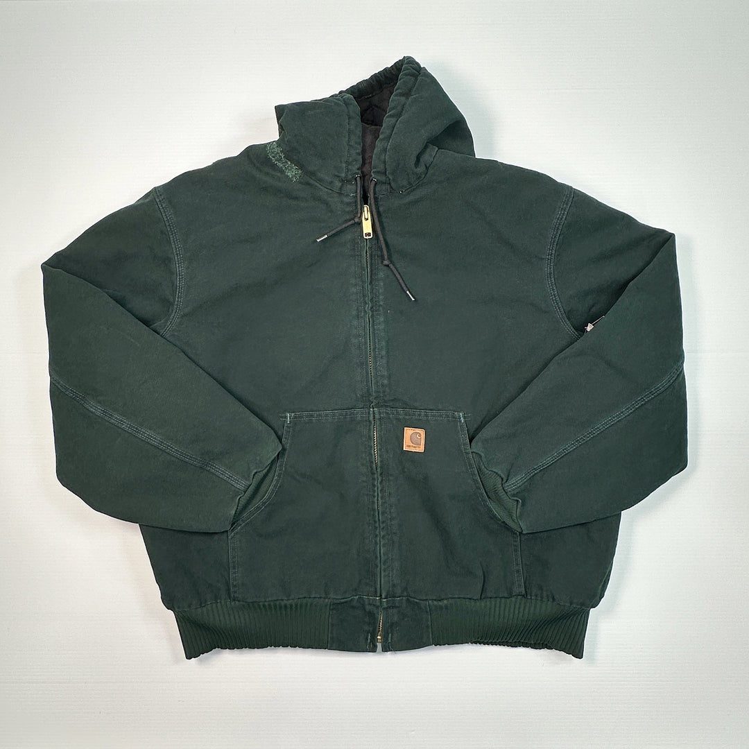 Repaired Deadstock Carhartt Vintage J130 SPC Sandstone Active Jacket Quilted Flannel Lined NWT 2XL