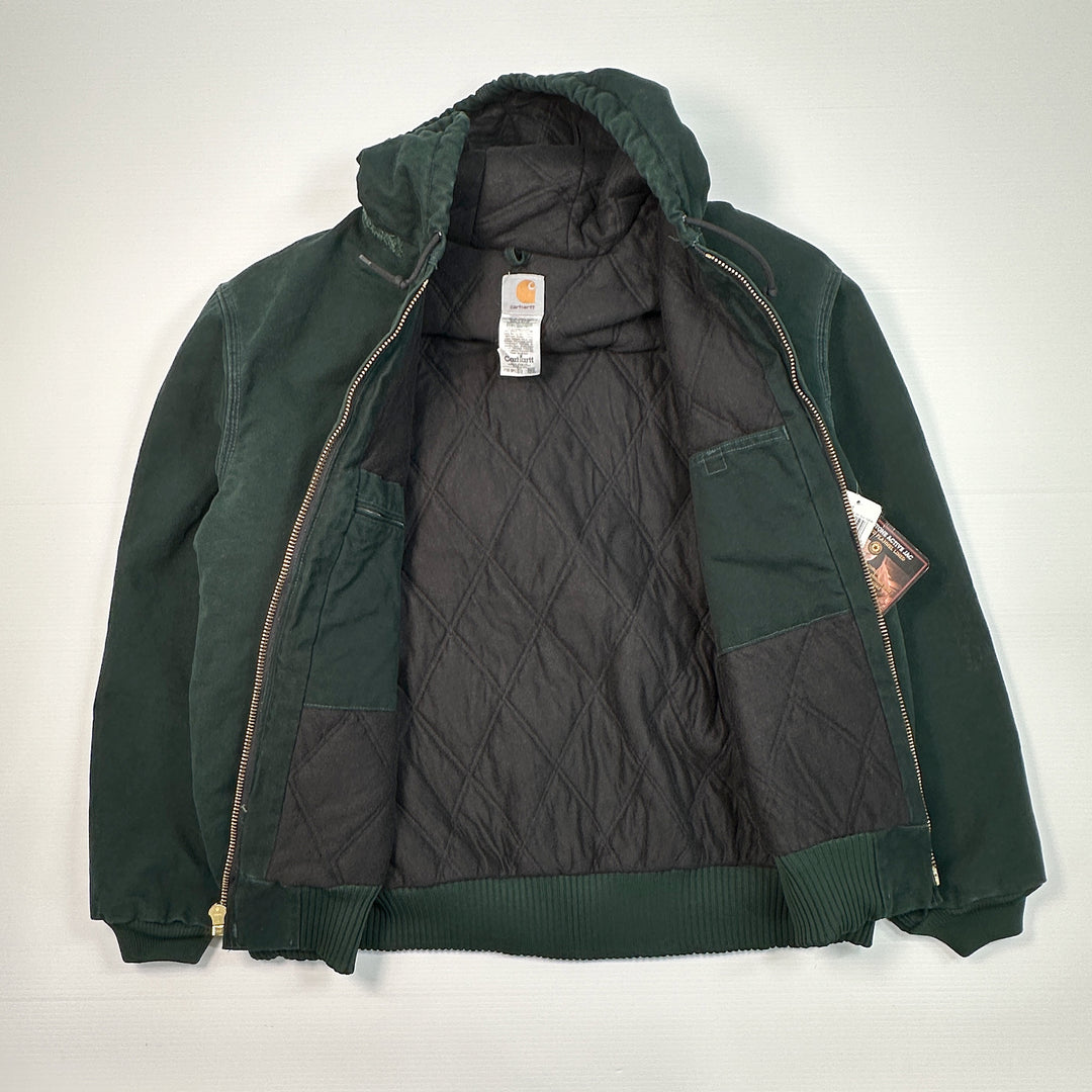 Repaired Deadstock Carhartt Vintage J130 SPC Sandstone Active Jacket Quilted Flannel Lined NWT 2XL