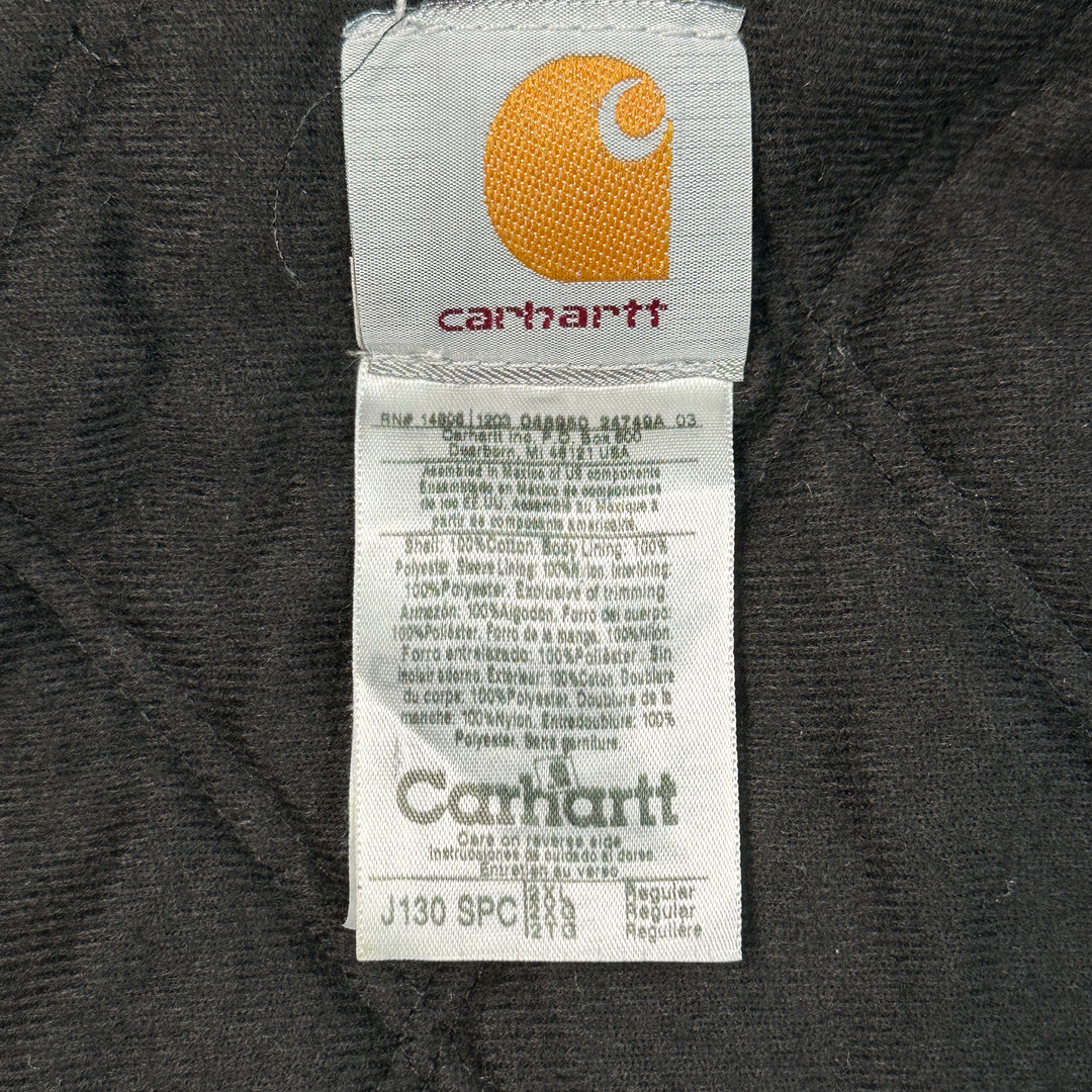Repaired Deadstock Carhartt Vintage J130 SPC Sandstone Active Jacket Quilted Flannel Lined NWT 2XL