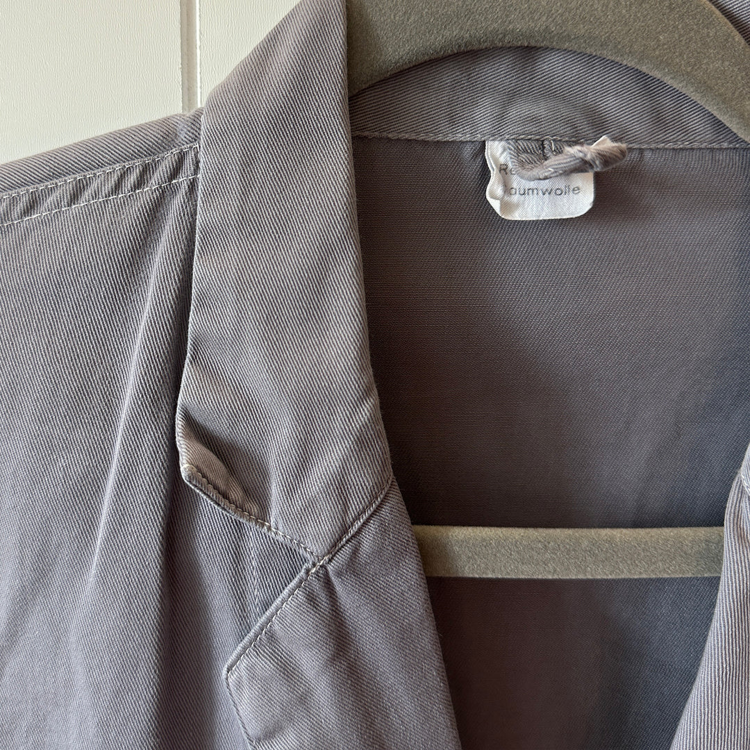 Vintage Gray French Work / Salon Trade Jacket - Women's XL