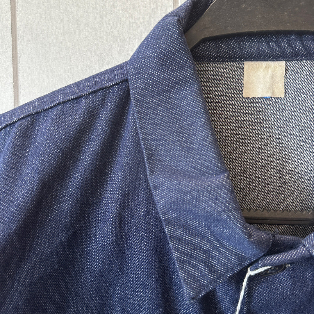 Vintage Indigo Denim French Work Jacket - M/L