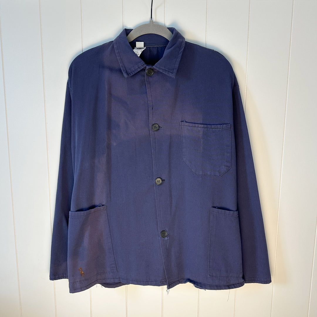 Worn Blue European Work Jacket - Women's XL