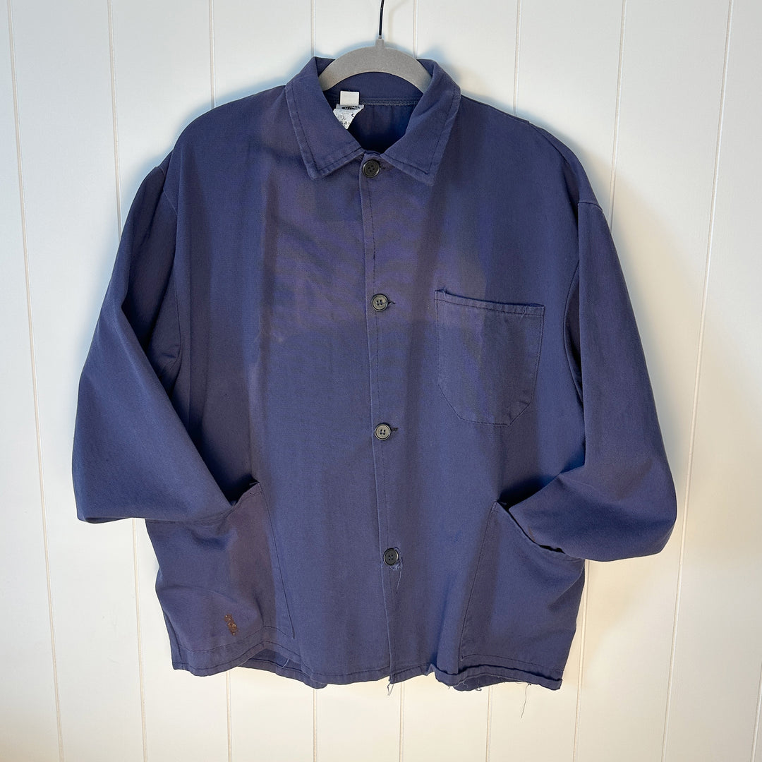 Worn Blue European Work Jacket - Women's XL
