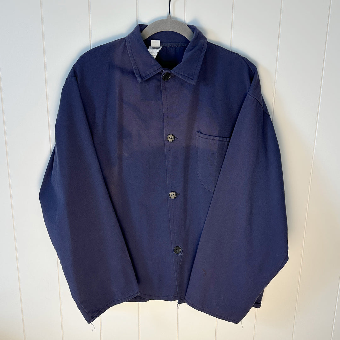 Worn Blue European Work Jacket - Women's XL