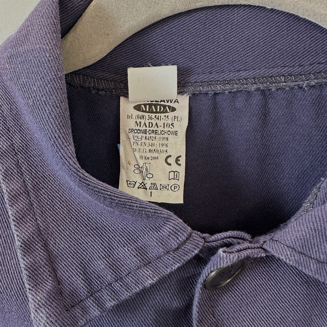 Worn Blue European Work Jacket - Women's XL