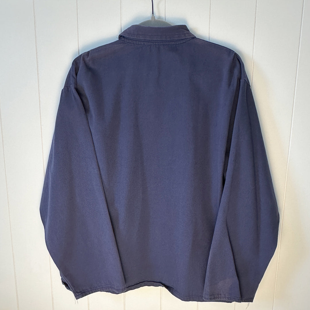 Worn Blue European Work Jacket - Women's XL