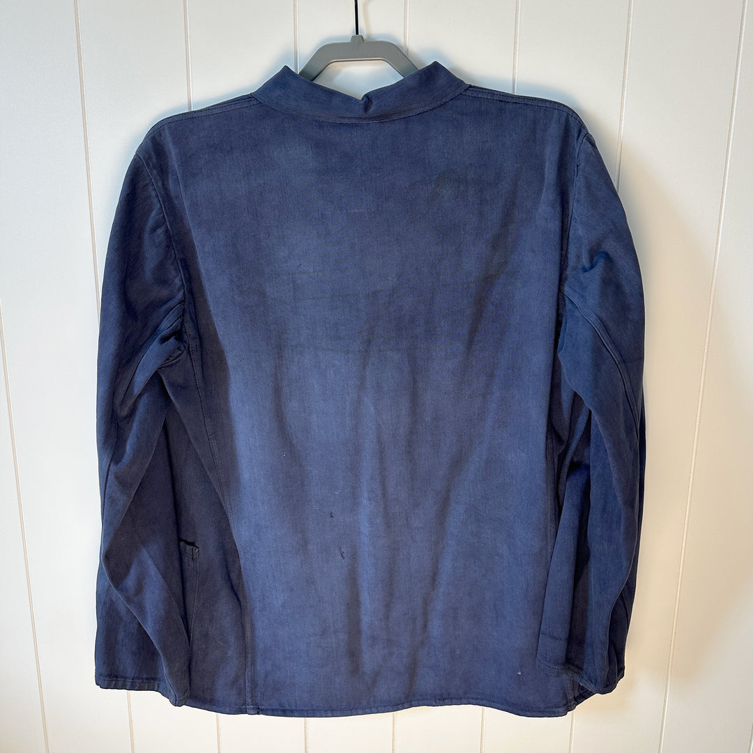 Vintage Worn French Blue Work Jacket - M/L