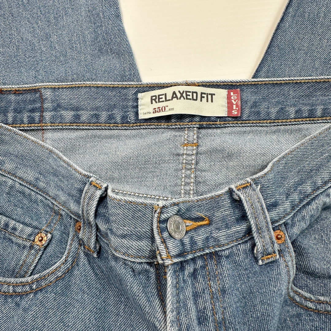 Levi's Men's 550 Relaxed Fit / Baggy Straight Leg Jeans - 34x32
