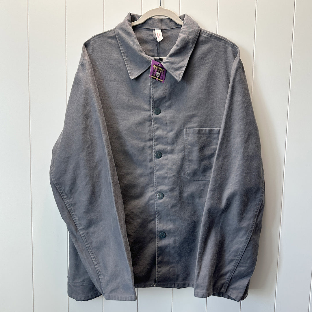 Vintage 90s Gray German Fire Resistant Trade Jacket - Men's XL / Women's 2XL