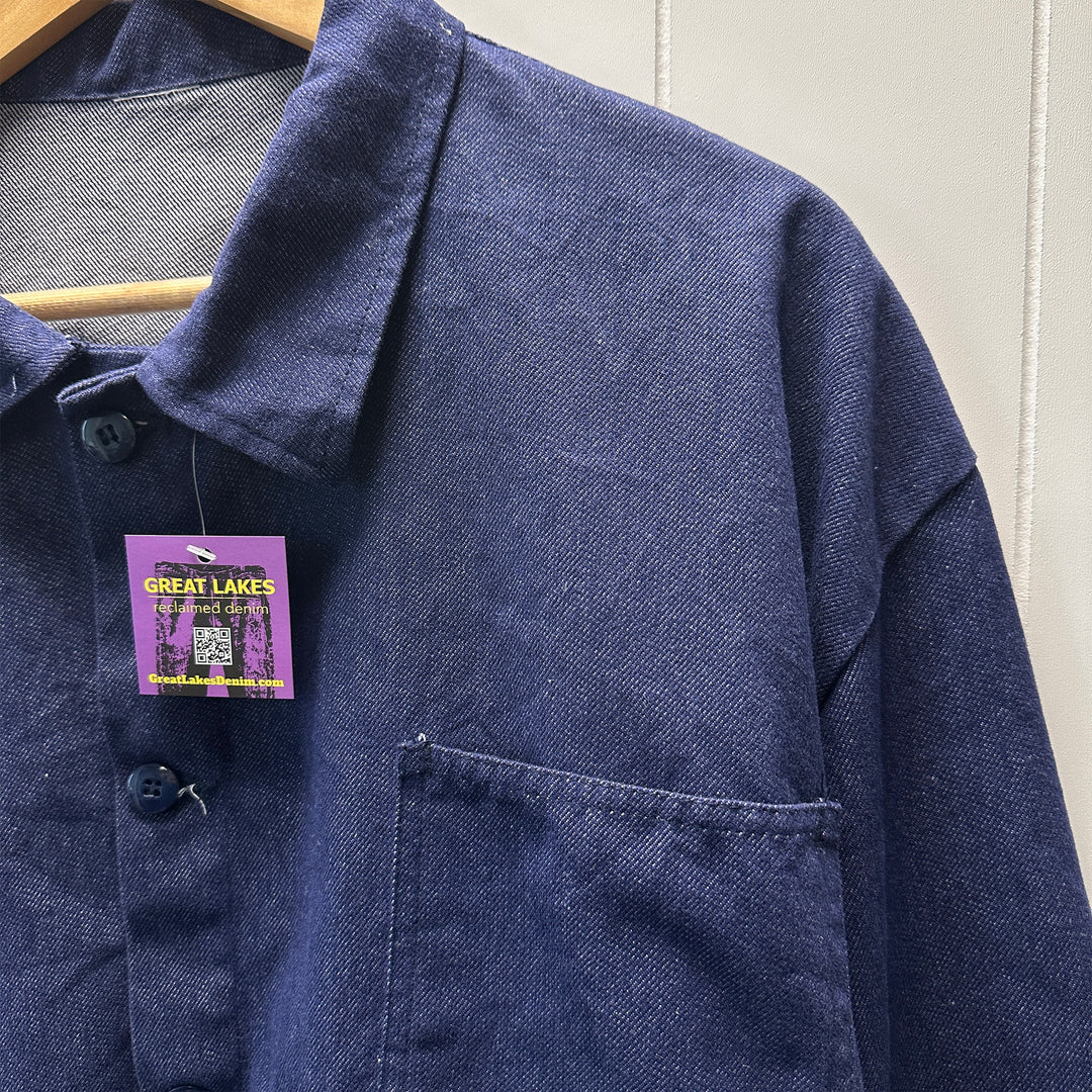 Vintage 80s French Chore Jacket - Men's XL / Women's 2XL