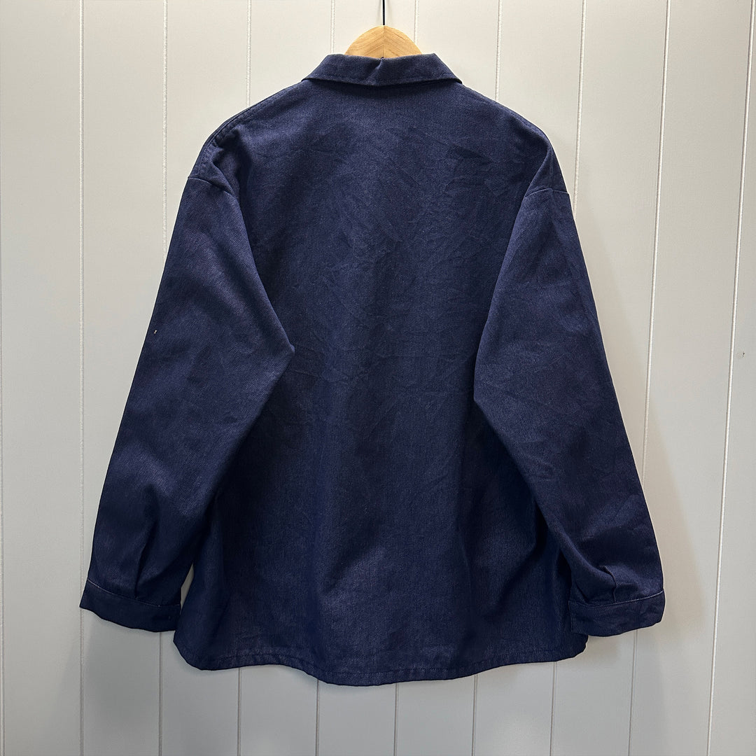 Vintage 80s French Chore Jacket - Men's XL / Women's 2XL