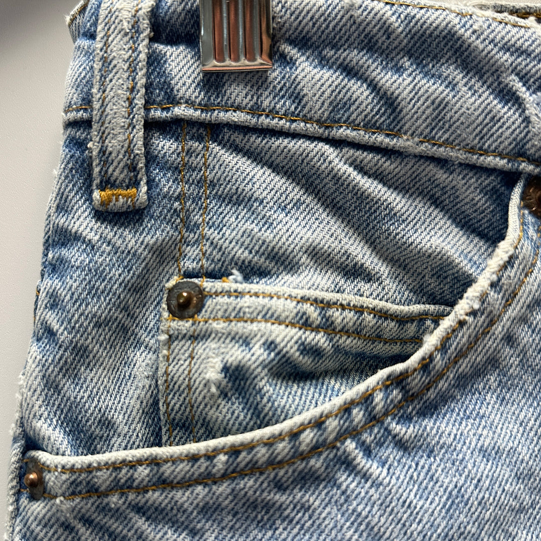 Levi's Men's Vintage 505 Orange Tab Jeans USA - Tagged Size: 36x32; Actual: 35x31