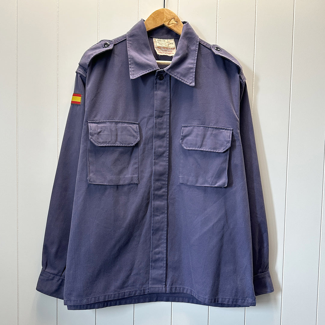 Vintage Spanish Military Jacket - Fits Men's L-XL / Women's 2XL