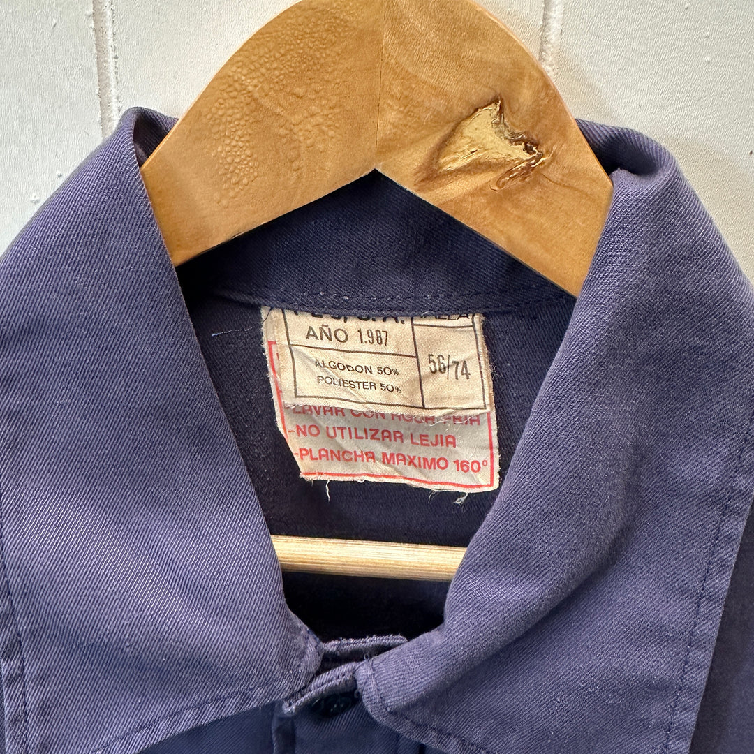 Vintage Spanish Military Jacket - Fits Men's L-XL / Women's 2XL