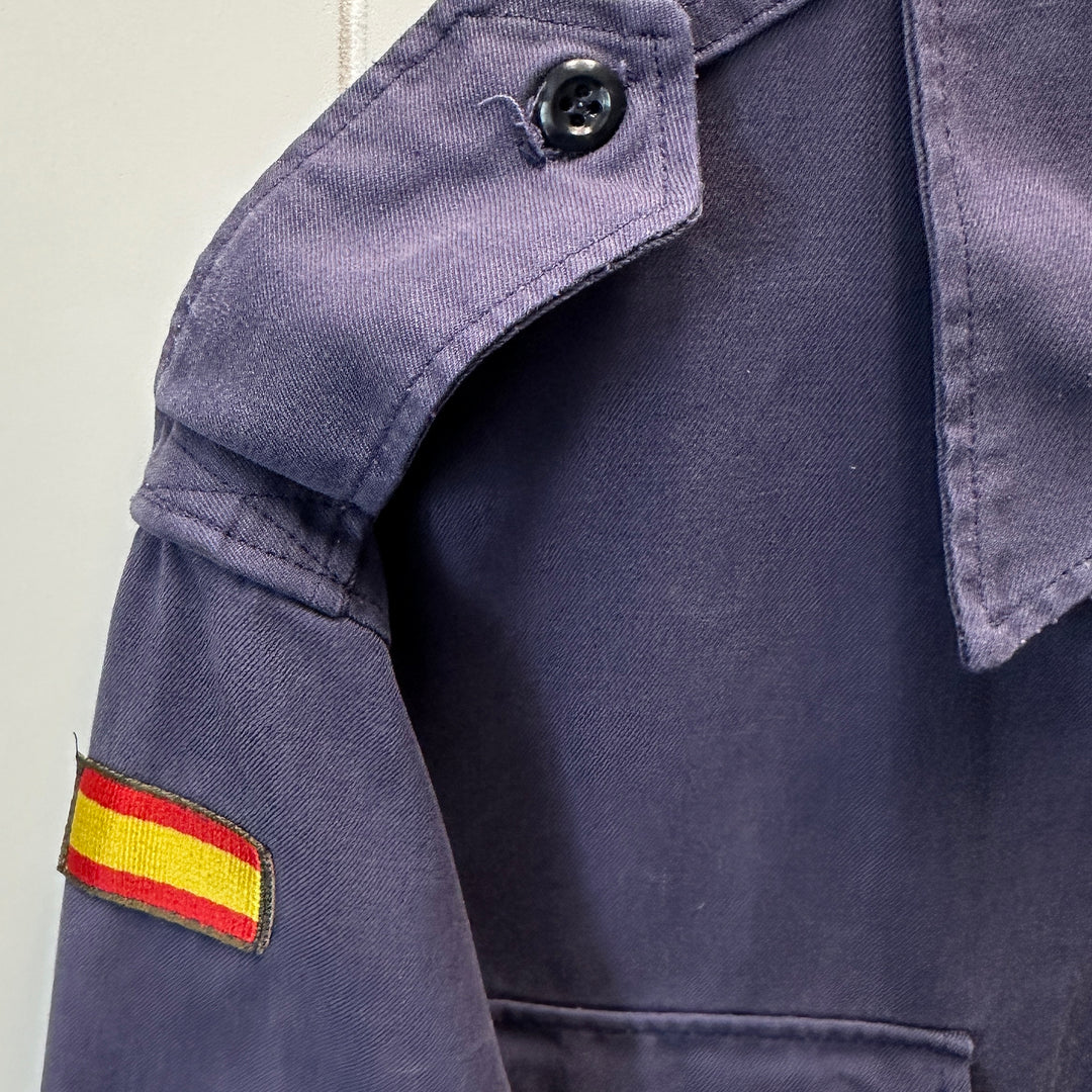 Vintage Spanish Military Jacket - Fits Men's L-XL / Women's 2XL
