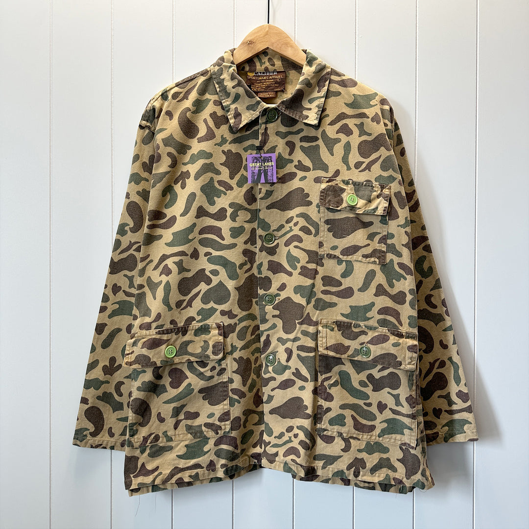 Vintage Caliber Sports Apparel Camo Shirt - Men's Large