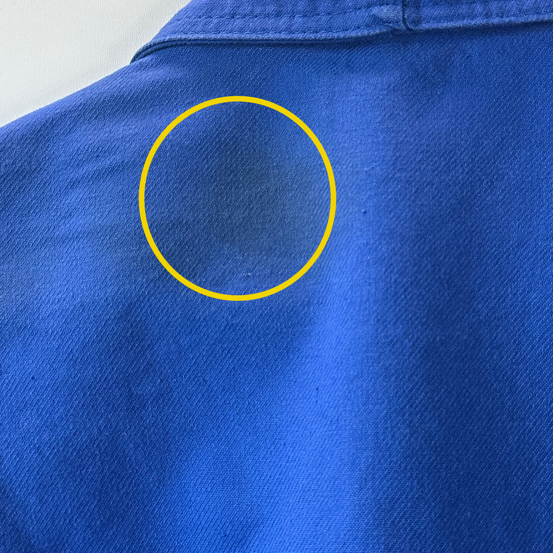 Vintage Blue French Work Jacket - Men's Small / Women's Medium