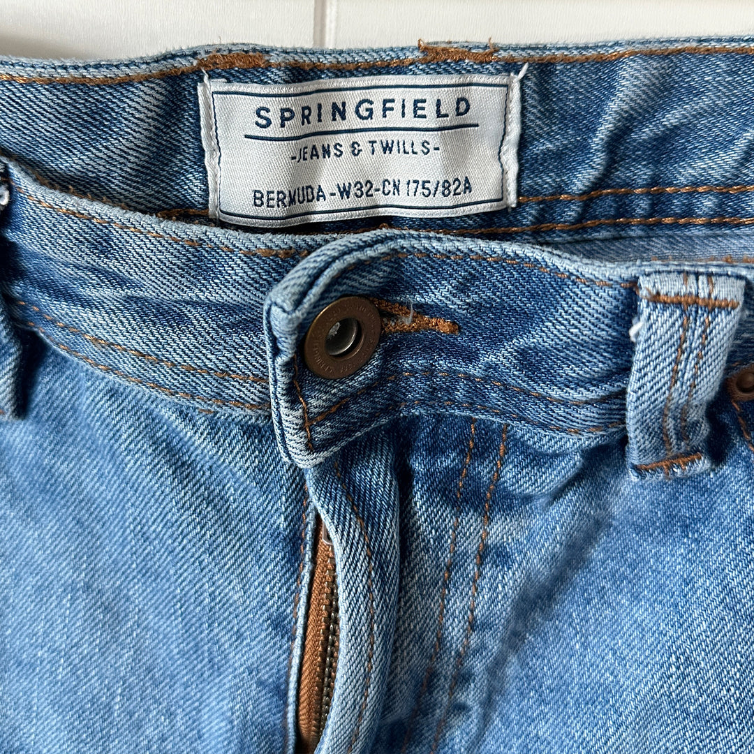 Springfield Jeans & Twills Denim Bermuda Shorts - Men's 32
