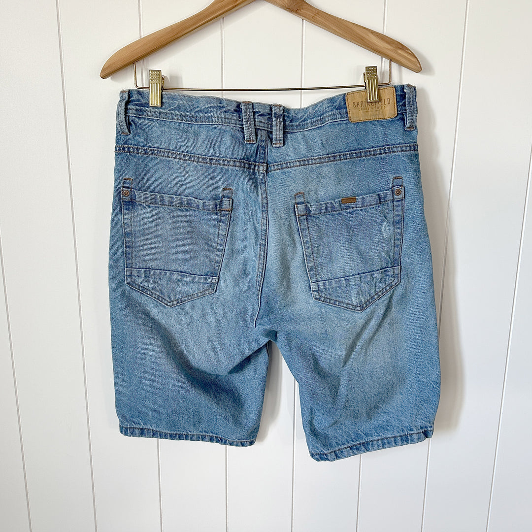 Springfield Jeans & Twills Denim Bermuda Shorts - Men's 32
