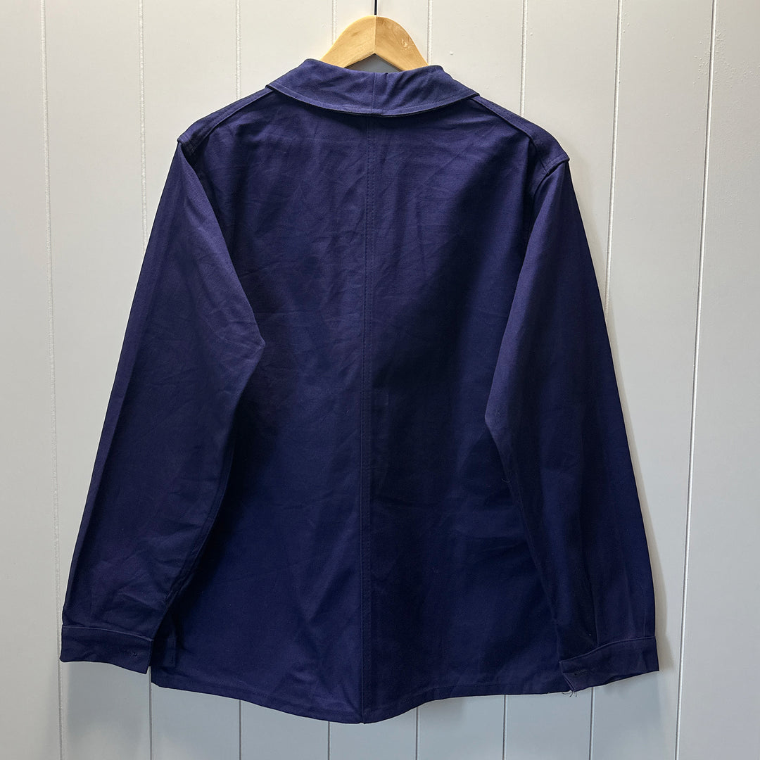 Vintage Le Tres Souple Blue French Work Jacket - Never Worn - S/M