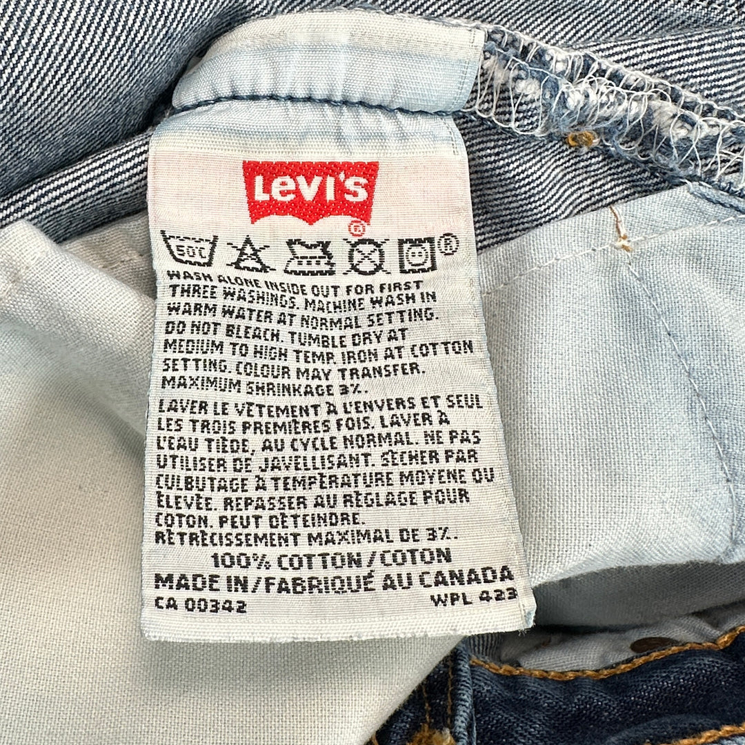 Levi's Men's Vintage Y2K 501 Straight Leg Jeans - Tagged: 34x34; Actual: 33x31