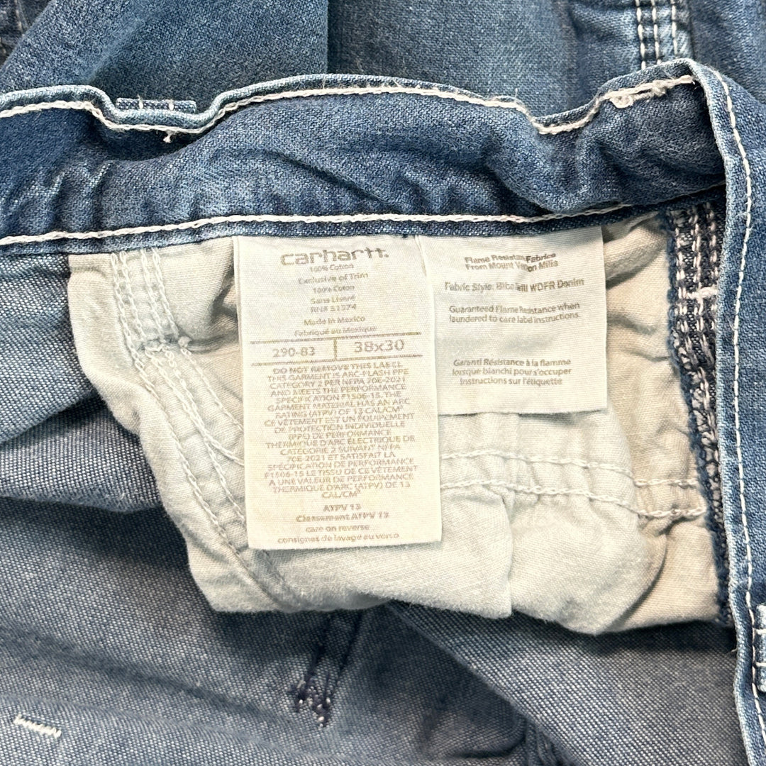 Carhartt Men's Fire Resistent Carpenters Jeans 38x30