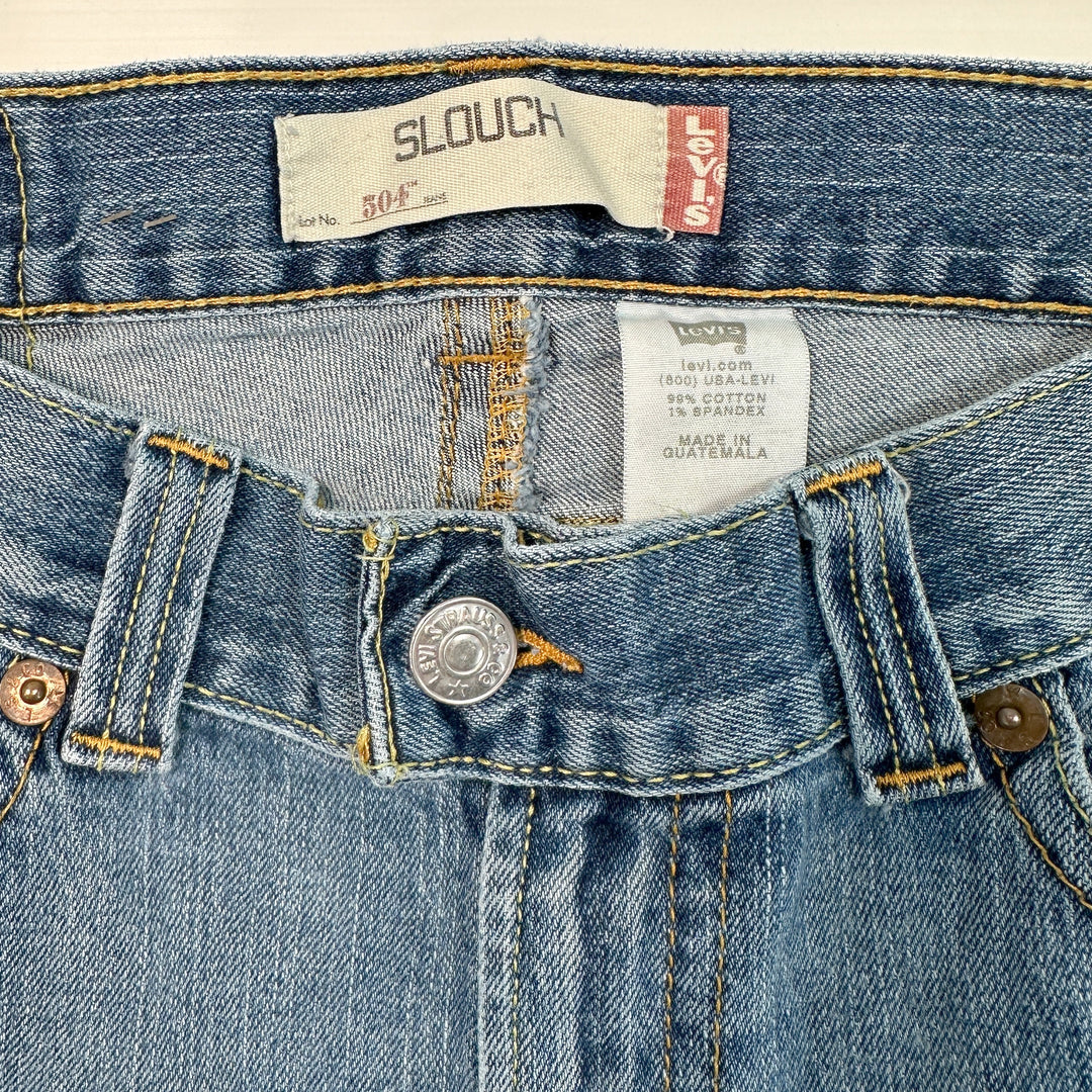 Levi's Women's Vintage 504 Twisted Leg Low Rise Flared Slouch Jeans Size 9