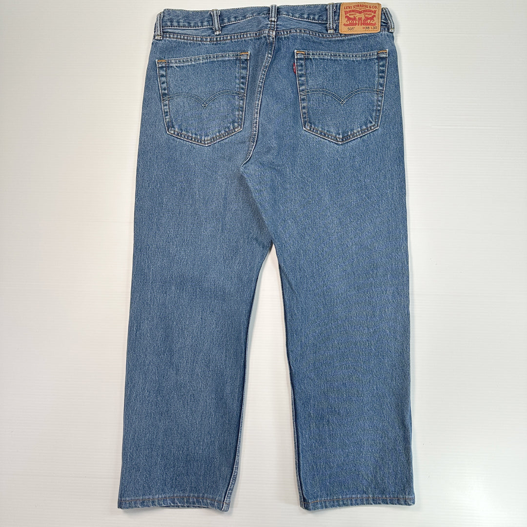 Levi's Men's 505 Straight Leg Jeans - Hemmed - 38x26