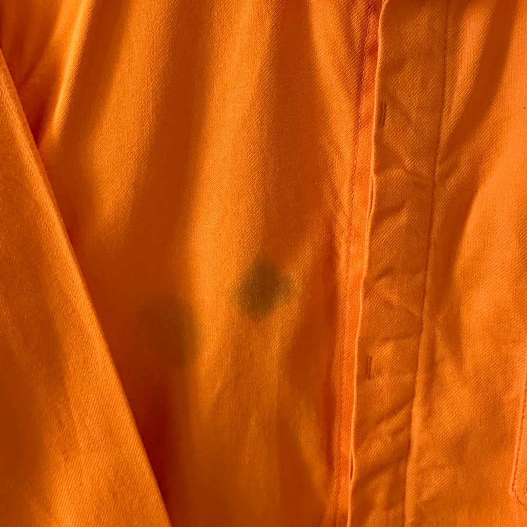 Vintage Orange German Cotton Chore Jacket - Men's Medium