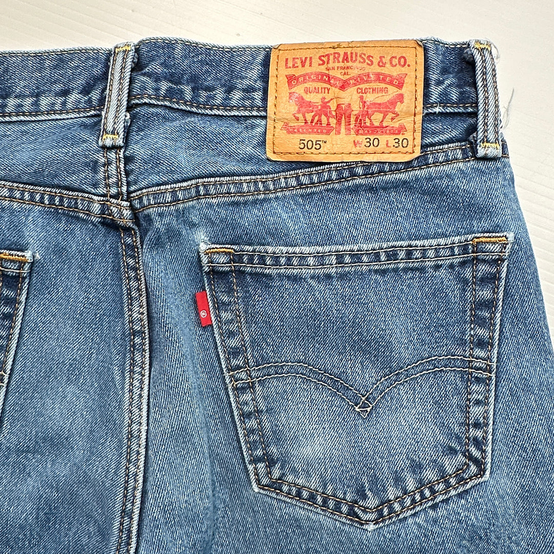 Levi's Men's 505 Straight Leg Jeans 30x30