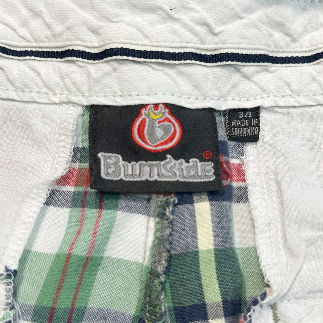 Burnside Vintage Plaid Cotton Shorts - Men's 34