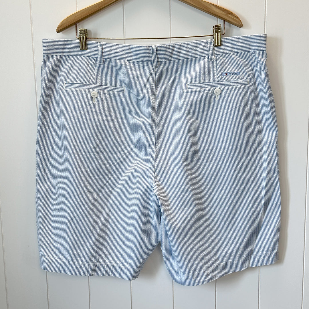 Tommy Hilfiger VIntage Seersucker Cotton Shorts - 42 Waist