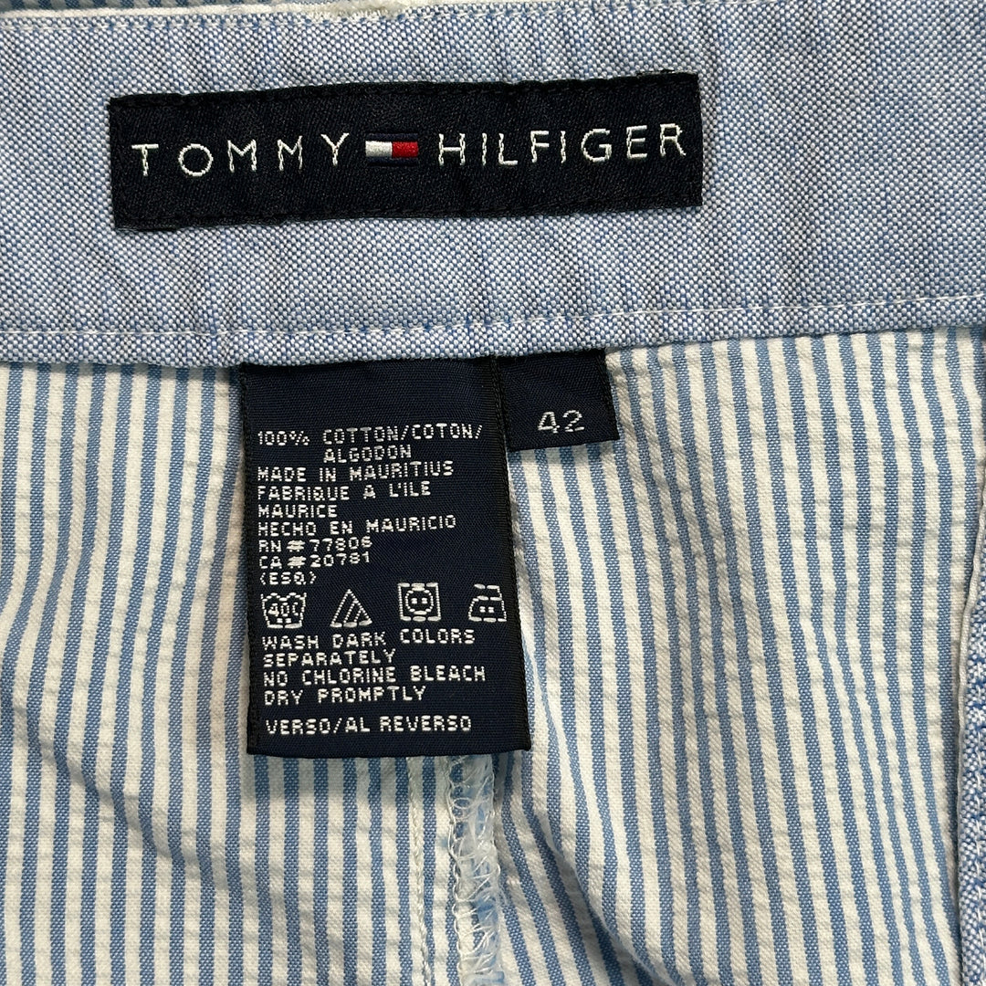 Tommy Hilfiger VIntage Seersucker Cotton Shorts - 42 Waist