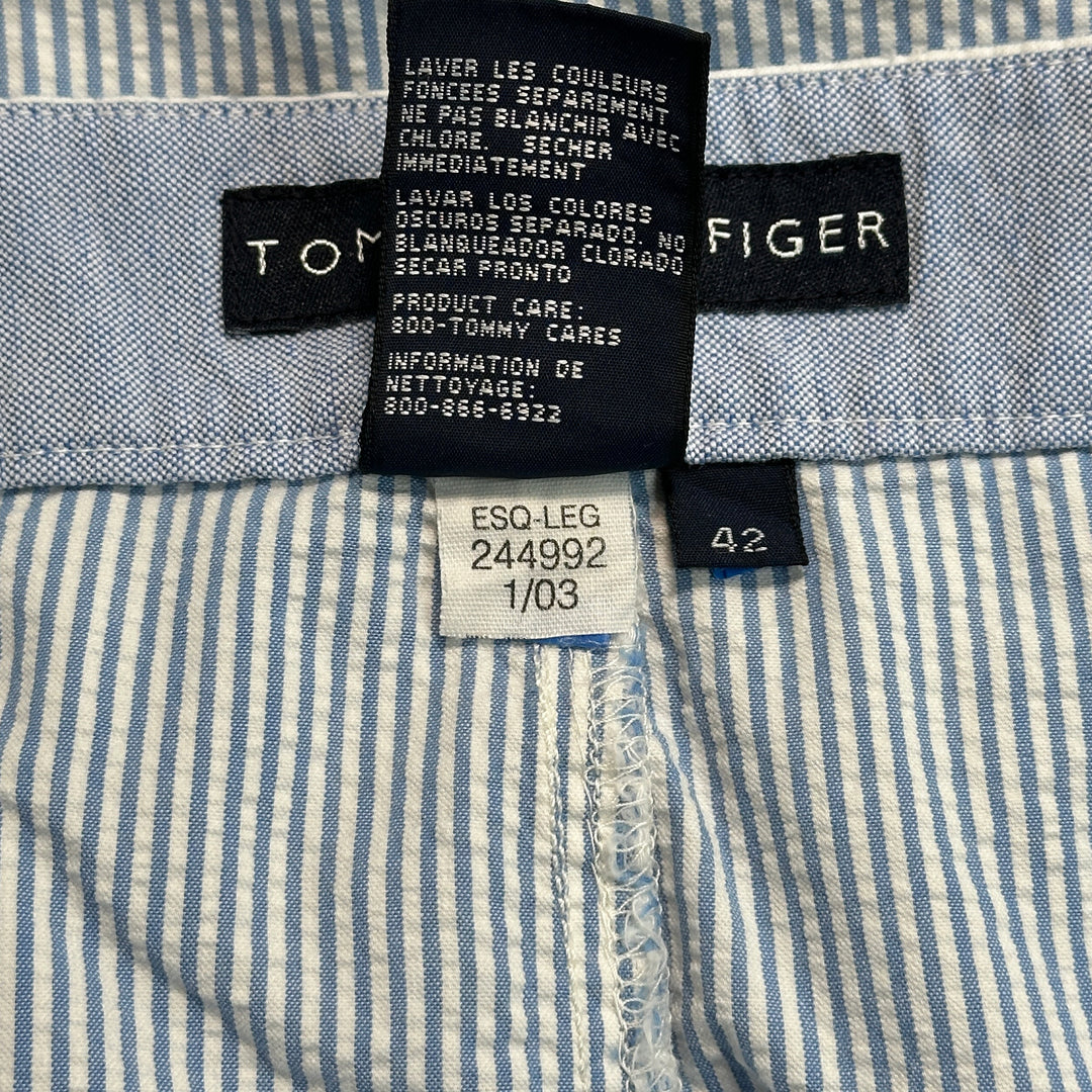 Tommy Hilfiger VIntage Seersucker Cotton Shorts - 42 Waist