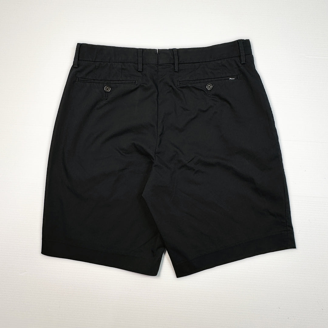 Polo Ralph Lauren Men's Black Stretch Classic Fit Shorts - 32