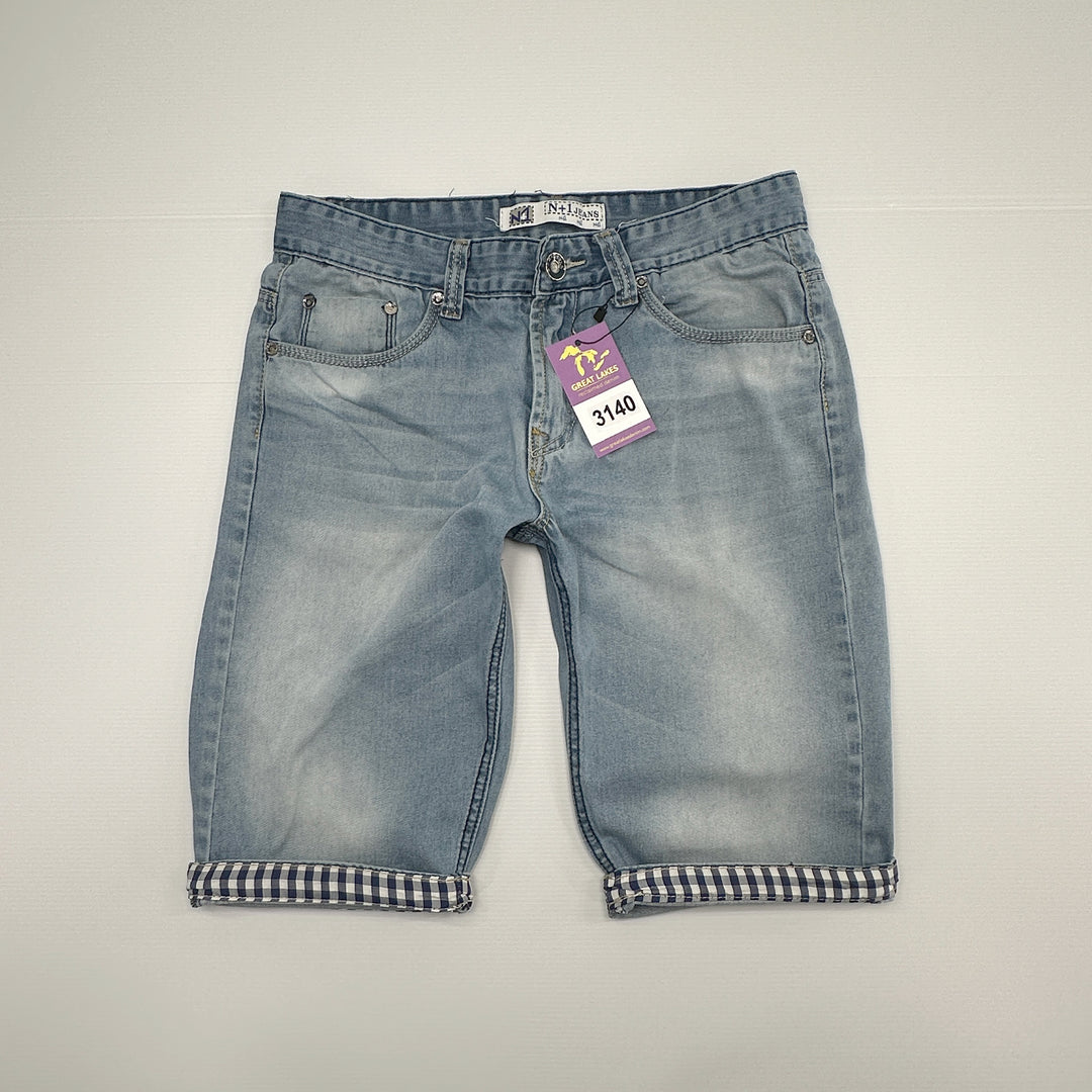 N+1 Jeans Brand Vintage Y2K Cotton Denim Jeans Shorts - 30x13
