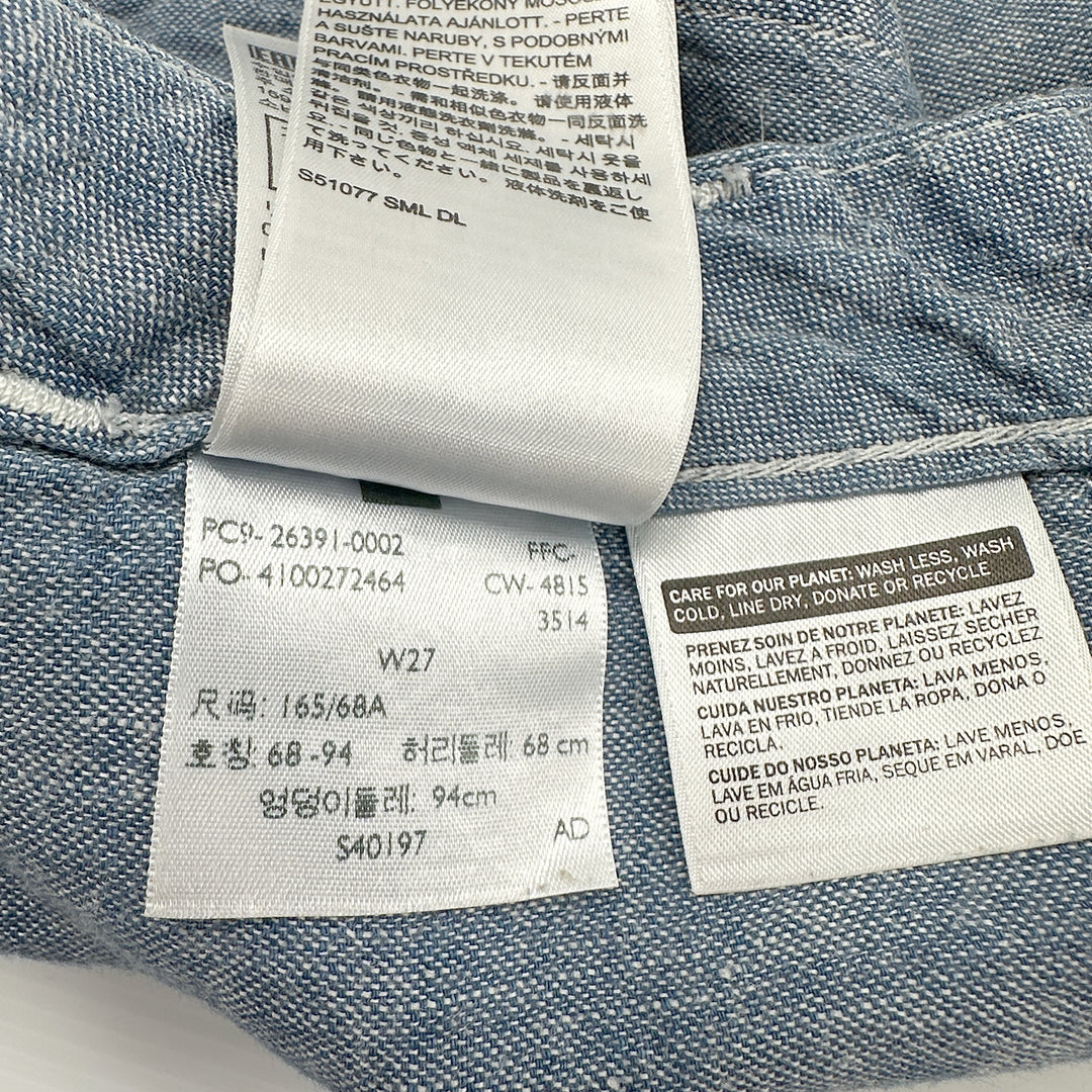 Levi's Women's Rolled Hem 3" Linen Shorts - Size 27 (28" Waist)