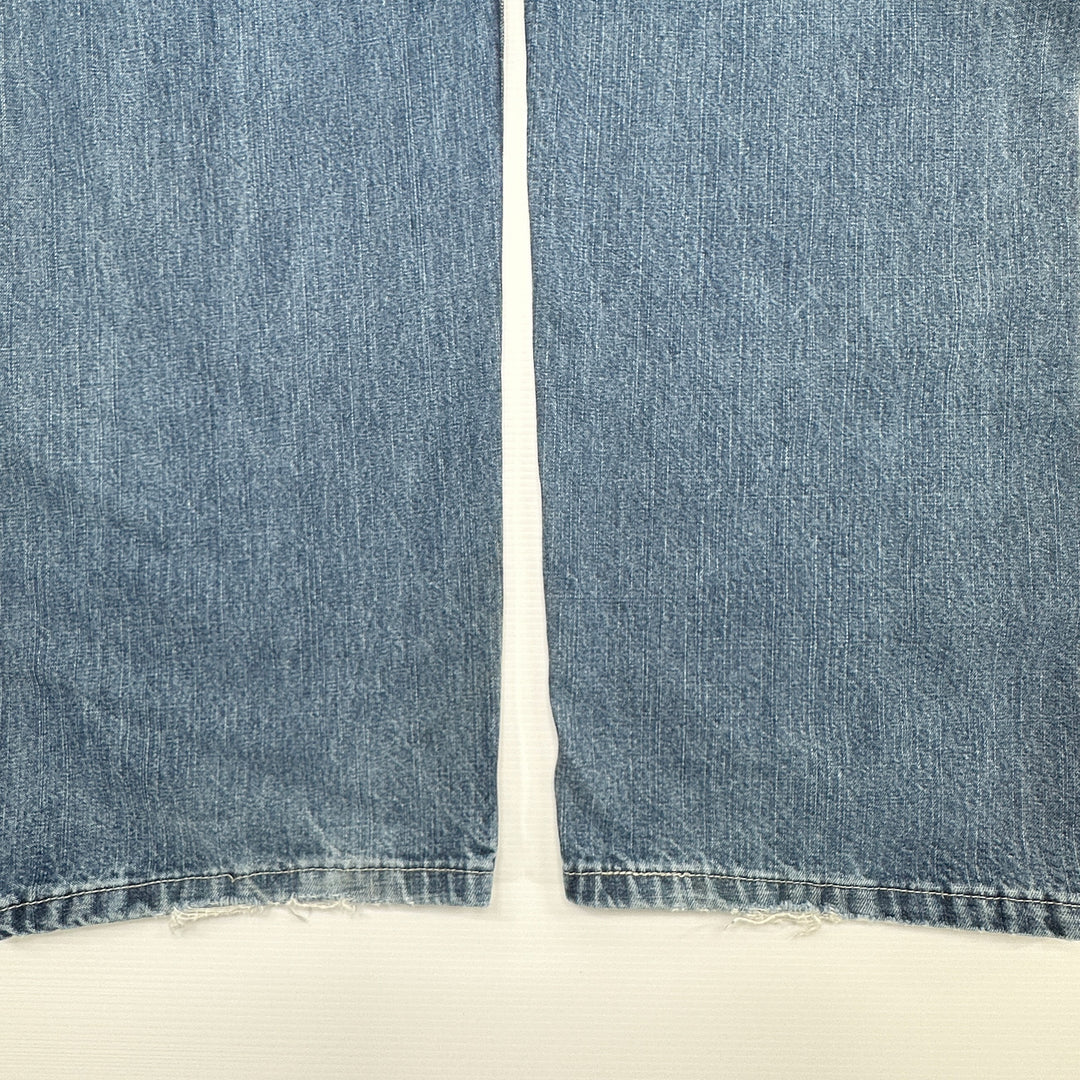 Thrashed Lee Jeans Men's Loose Baggy Carpenter Work Jeans - 36x34