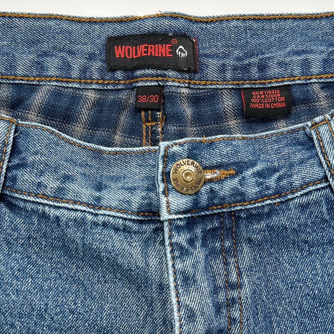 Wolverine Flannel Lined Relaxed Fit Carpenter Jeans - Men's 38