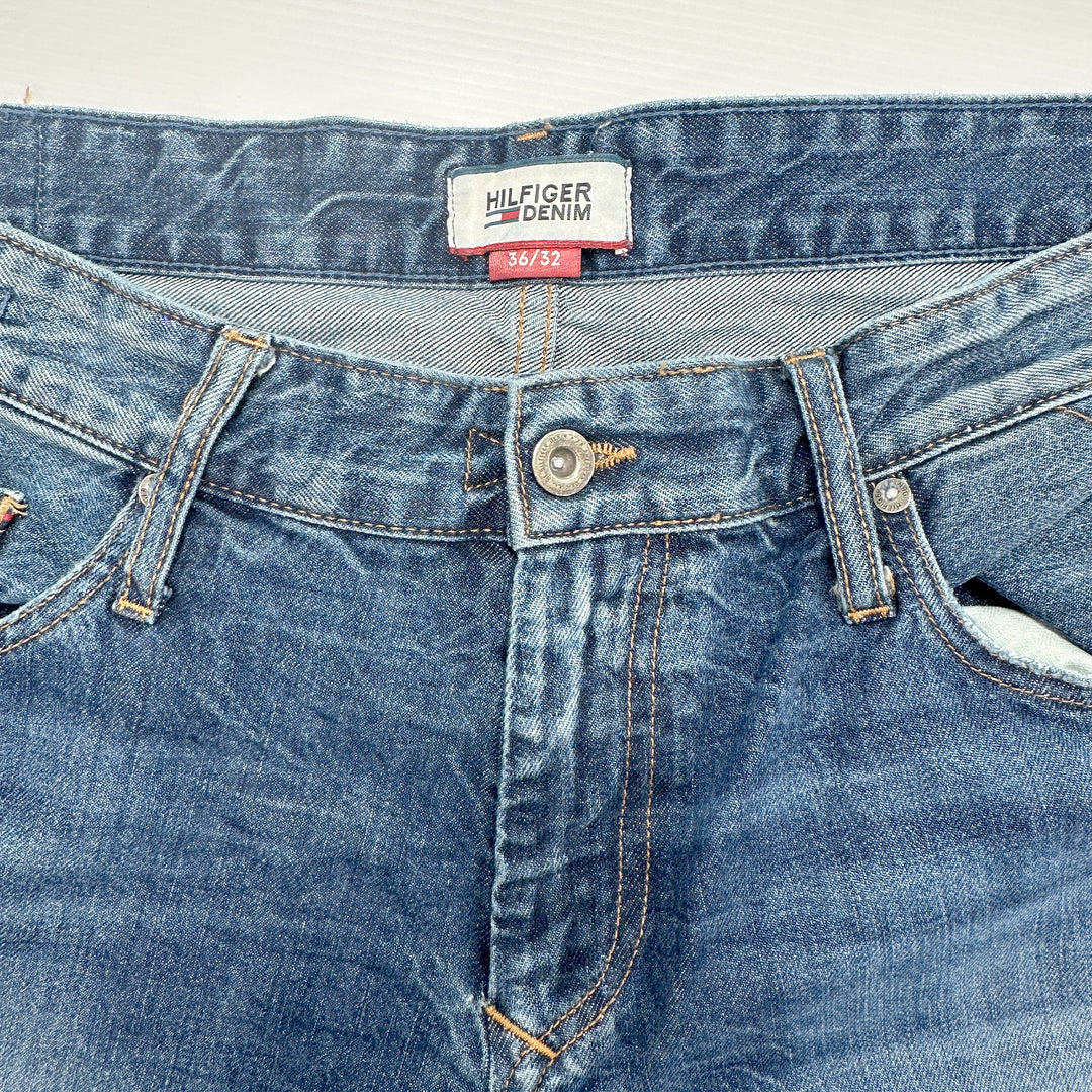 Tommy Hilfiger Men's Scanton Slim Jeans - Tagged 36x32 / Actual 36x30
