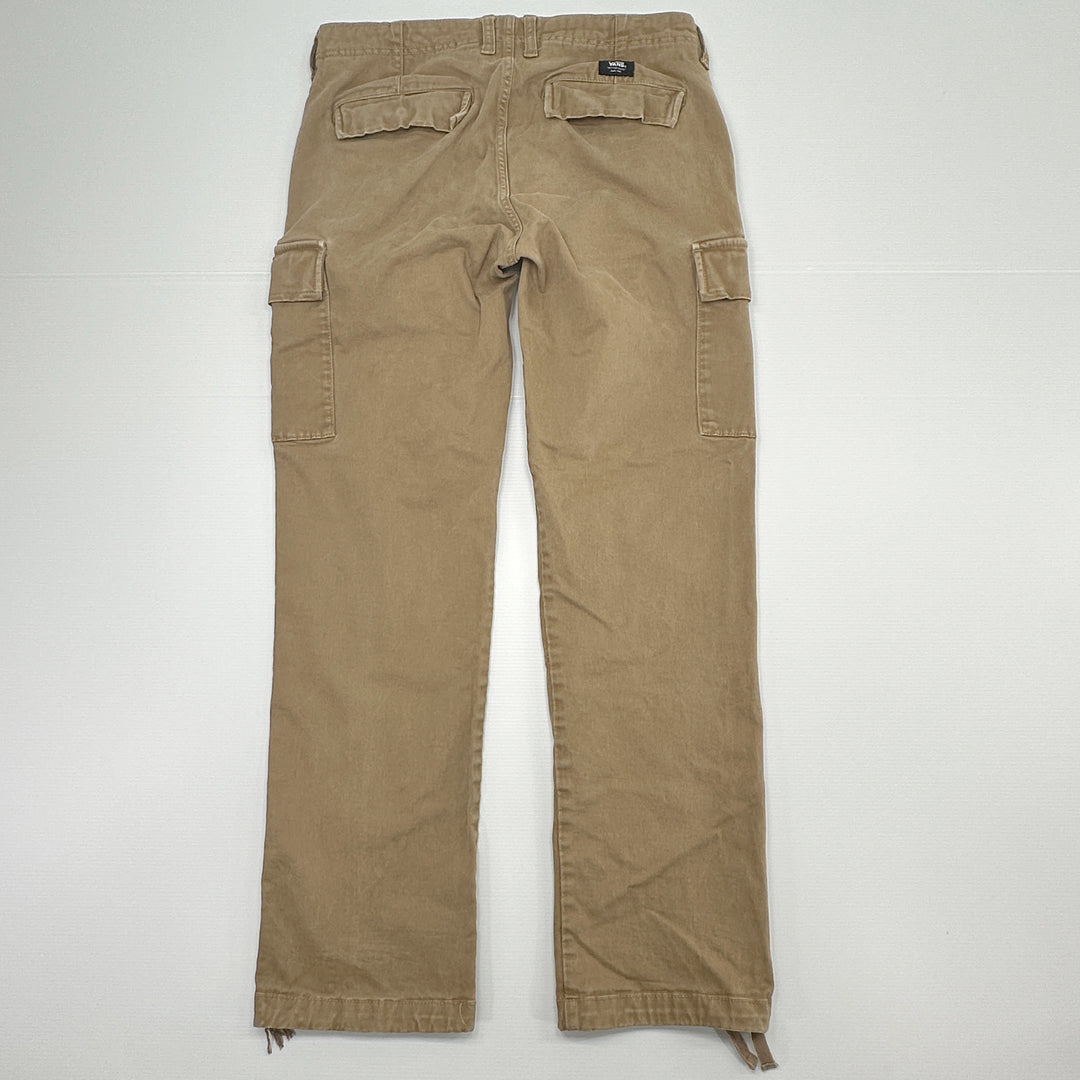 Vans Khaki Cotton Cargo Pants - Men's 32x30
