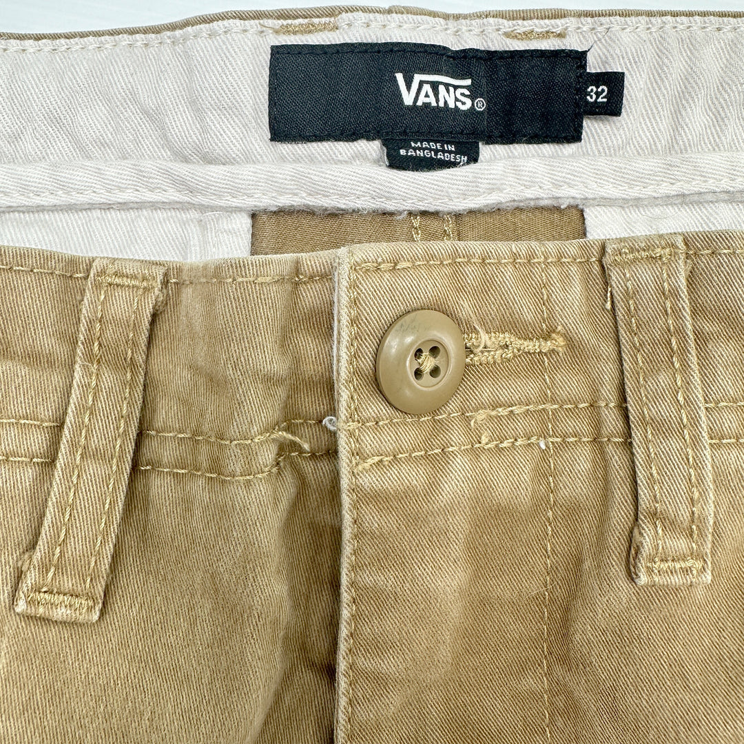 Vans Khaki Cotton Cargo Pants - Men's 32x30