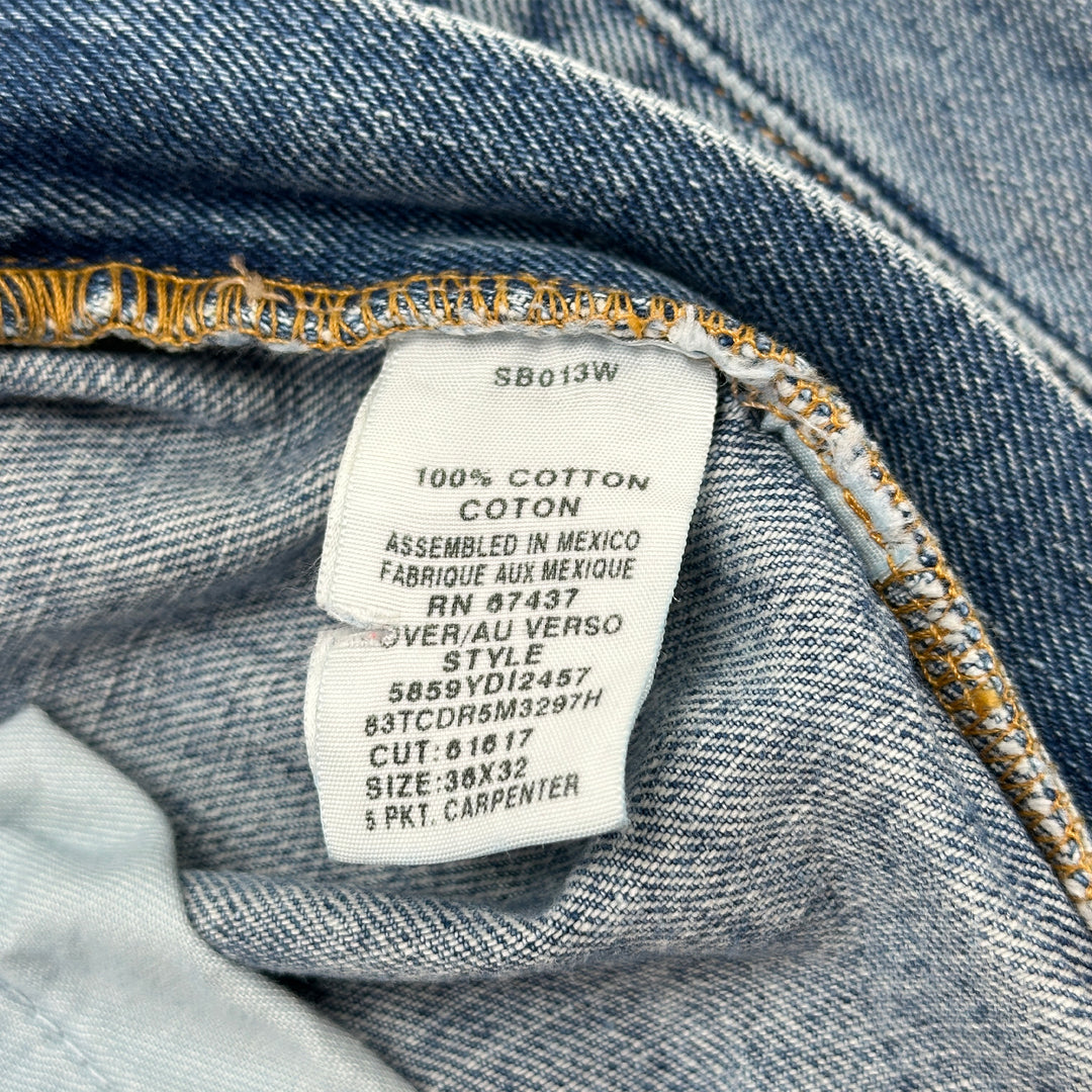 Ralph Lauren Polo Jeans Men's Vintage C5 Carpenter Jeans - Tagged: 36x32 Actual: 40x31