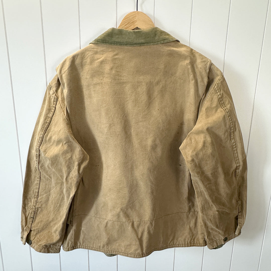 Vintage Sears Brown Canvas Hunting Jacket - Men's Large