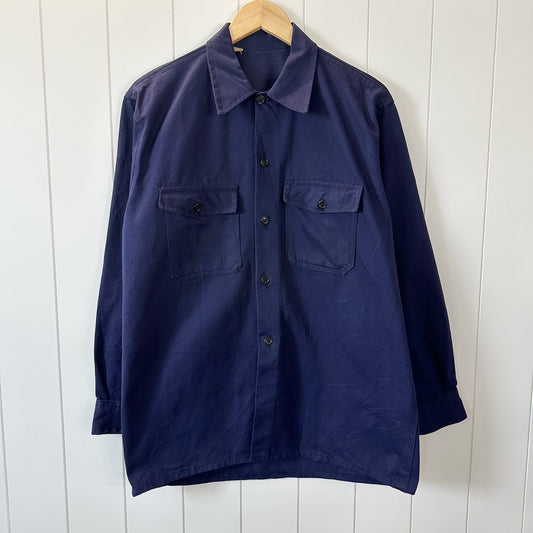Vintage French Blue Work Jacket - M/L