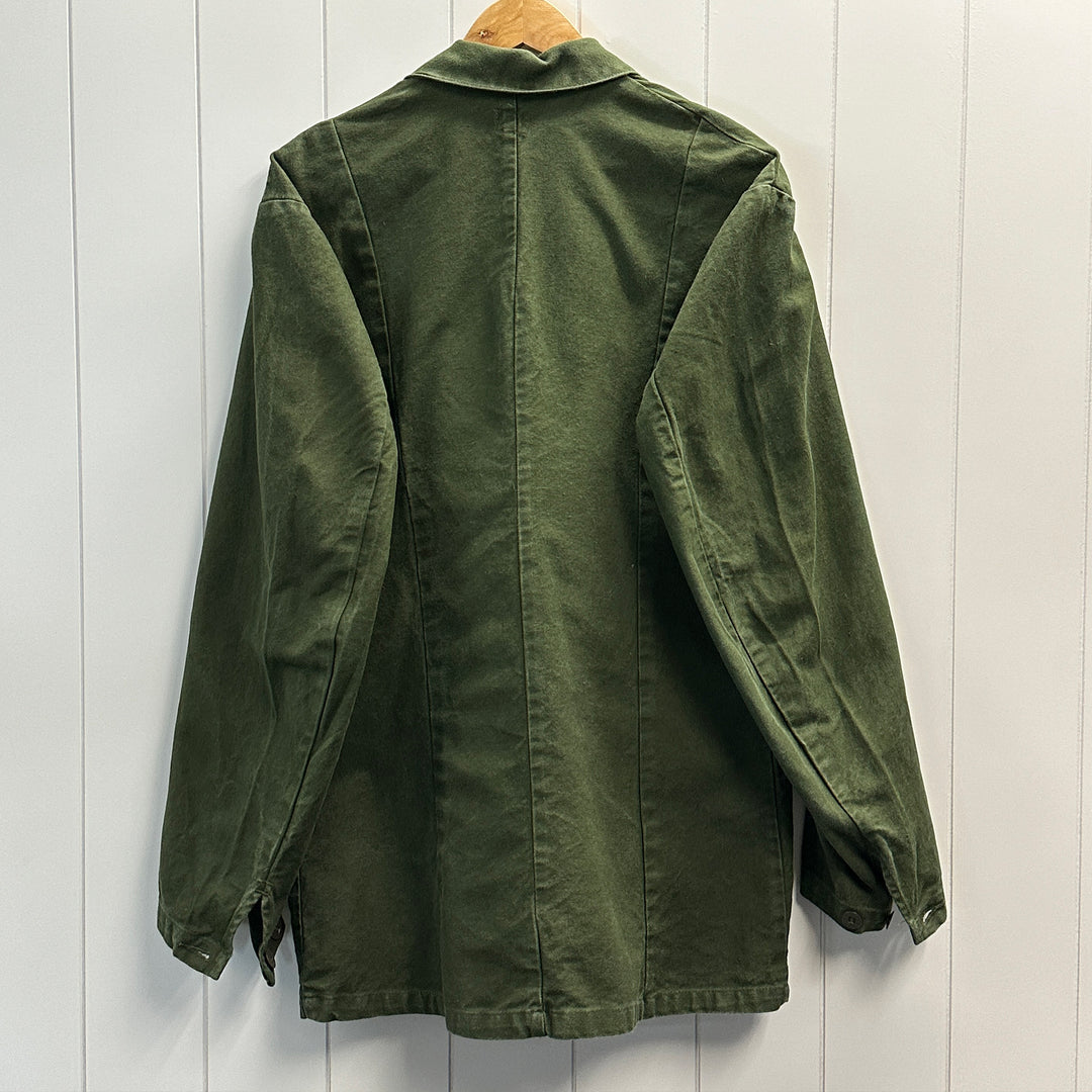 Vintage Swedish Military Work Jacket - Men's Large